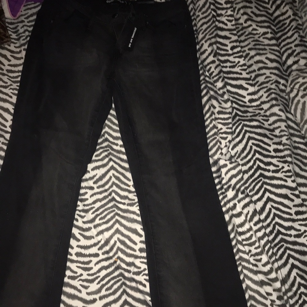 All black fashion nova pants